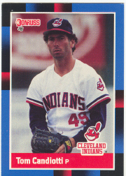 1988 Donruss Baseball Cards    377     Tom Candiotti